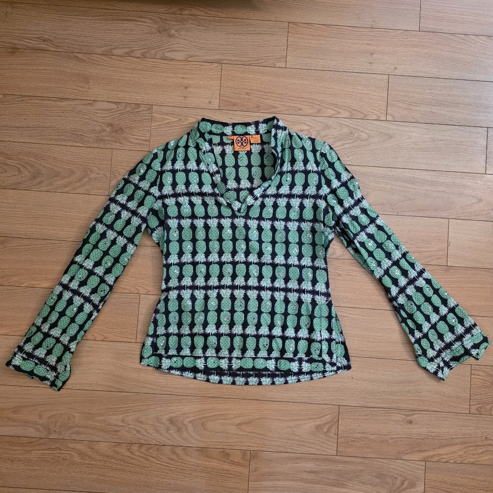 Tory Burch Pineapple Tunic Top- 2